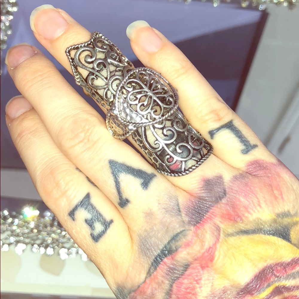 Silver Knuckle Ring